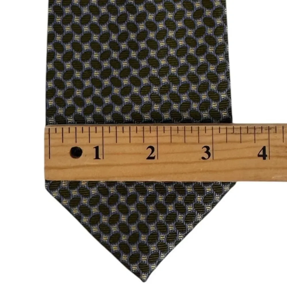 JERMYN ST. W.I. 100% Silk Oval Print Men's Tie
